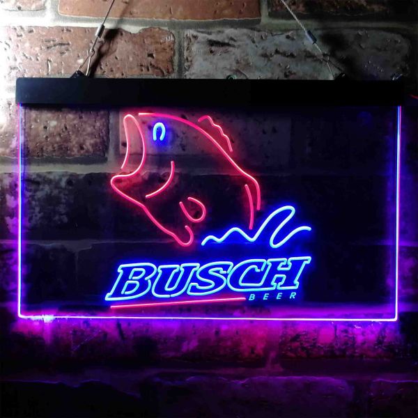 Busch Bass Fish Neon-Like LED Sign